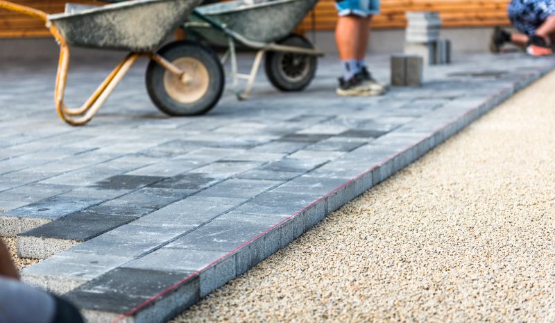 Commercial Paver Area